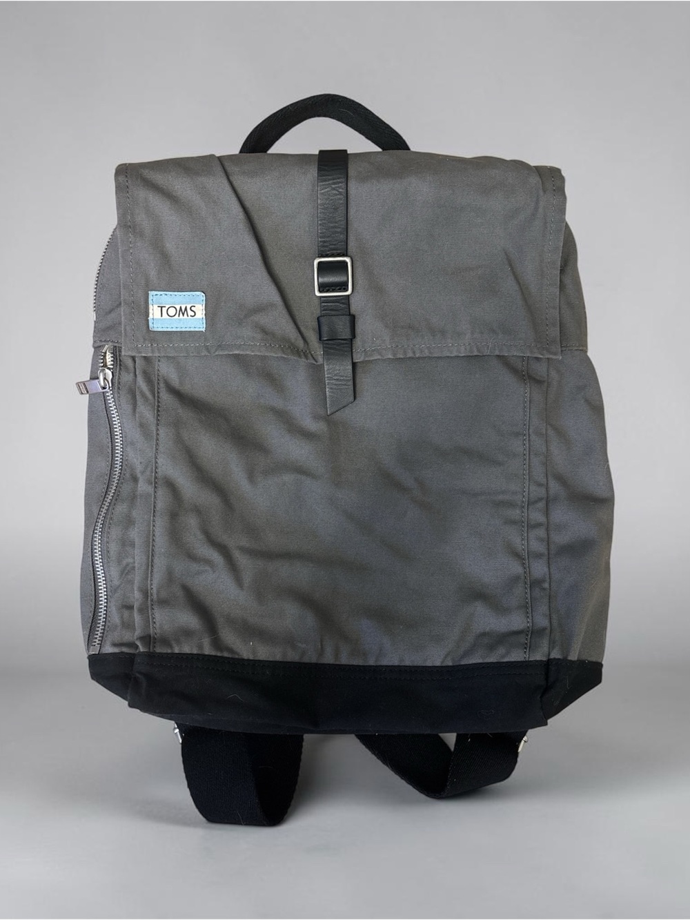 TOMS Gray Canvas Backpack